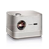 Beamer mit Official NetfIix 3D DoIby Audio, AURZEN Boom 3 Beamer 4K Autofokus/Trapezkorrektur, HDR 10 60Hz WiFi6 Bluetooth, 1080P Full HD Beamer Heimkino, Video LED Smart Projektor Outdoor Gold