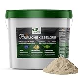 Kieselgur Diatomeenerde fein hohe Qualität 100 % Rein | Reines Kieselgur Hühner Pulver im Eimer, sehr effizient (3KG)