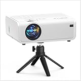 VOPLLS Beamer mit Ständer【Elektrische Fokus/Trapezkorrektur 】 Heimkino,WiFi Bluetooth Projektor Full HD 1080P Outdoor Projector ±50° Zoom für Handy/iOS/Android