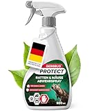 Gerobug Ratten & Mäuseabwehr Spray 500 ml mit Langzeitwirkung - Pfefferminzöl gegen Mäuse für Haus & Garten, hochwirksame Alternative zu Mäusegift oder Rattengift