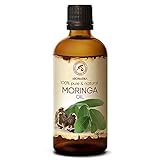 Moringa Öl 100ml - Moringa Oleifera - Moringa Samen Öl - Anti-Aging Behenöl - Kaltgepresst - Trägeröl - Moringaöl Basic für Hautpflege - Körperpflege - Haarpflege