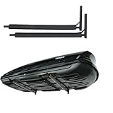 Dachbox Wandhalterung 82 cm WSB O schwarz aus Stahl zur Aufbewahrung von Dachkoffer Gartengeräte Skibox Sportgeräte Surfbrett iSUP
