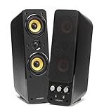 Creative GigaWorks T40 Series II - 2.0 Lautsprechersystem (Hi-Fi, Stereo/AUX-IN, Line-IN/16W RMS) schwarz