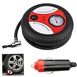 Alipis Auto Luftpumpe Autoreifen Luftkompressor Reifeninflator Luft Kompressor Pumpe Black Zufällige Farbe