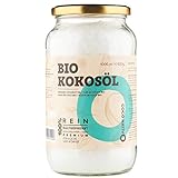 Bio Kokosöl CocoNativo - 1000mL (1L) - Bio Kokosfett, Kokosnussöl, Premium, Nativ, Kaltgepresst, Rohkostqualität, Rein (1000ml) - zum Kochen, Braten und Backen, für Haare und Haut
