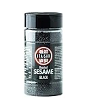 ITA-SAN Sesamsaat schwarz, geröstet, für asiatische Gerichte oder als Topping für Salate und Müsli, 1 x 95 g