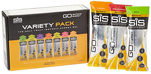 Science in Sport SIS Go Isotonic Energy Gel Variety - Pack of 7 x 60ml
