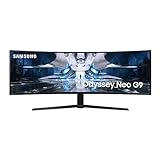 Samsung Odyssey Neo G9 Curved Gaming Monitor S49AG954NP, 49 Zoll, DWQHD, Quantum Mini-LED, AMD FreeSync Premium Pro, Reaktionszeit 1 ms (G/G), Krümmung 1000R, Bildwiederholrate 240 Hz