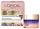 L'Oréal Paris Nachtpflege, Age Perfect Golden Age, Anti-Aging Gesichtspflege, Festigung und Glanz, Für reife und fahle Haut, Mit Pfingstrosen-Extrakt, 50 ml