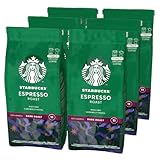 STARBUCKS Espresso Roast, Dunkle Röstung, Filterkaffee, 200 g (6er Pack)