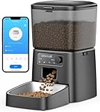 oneisall 3.5L Futterautomat Katze, WiFi Intelligenter Katzenfutter Automat, APP-Steuerung, 1-10 Mahlzeiten pro Tag, Futterspender für Katzen/Hunde, mit Edelstahlnapf
