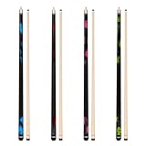 GARSEN 4 Stück Billard-Queue-Stick 147cm 510g 539g 567g 595g Billard-Haus Bar Pool-Queue