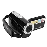 Denash Videokamera-Camcorder, 16 MP 1080P 16-facher Digitalzoom-Digitalkamera-Recorder mit 2-Zoll-Bildschirm, Anti-Shake-Vlogging-Kamera für Reisefotografie