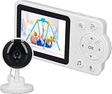 Zeerkeer Babyphone mit Kamera 2,8 Zoll Video Baby Monitor mit VOX Modus Nachtsicht Gegensprechfunktion Schlaflieder Smart Baby-Kamera Sicherheit Schutz