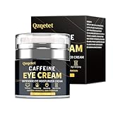 Koffein Augencreme – Anti-Aging Wirkung Reduziert effektiv Augenbrauenfältchen, Augenringe und Schwellungen – für ein strahlenderes und jugendlicheres Aussehen der Augen 50 ml