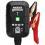 NOCO GENIUS1EU, 1A Autobatterie Ladegerät, 6V und 12V Batterieladegerät, Erhaltungsladegerät, Batterieerhaltungsgerät und Desulfator für AGM, Gel, Start und Stopp, EFB und Lithium Ionen Batterien