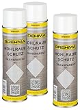 BREHMA 3X Hohlraumschutz Hohlraumversiegelung transparent Spray 500ml