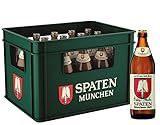 SPATEN Münchner Hell Flaschenbier, MEHRWEG im Kasten, Helles Bier aus München (20 x 0.5 l)