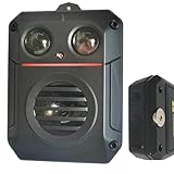 ByBATUL Ultraschall Marderschreck batteriebetrieben – IP65 wasserdicht, USB-C oder AA-Batterie | Stroboskoplicht + Ton | Magnetbefestigung | Für Auto, Garten, Dachboden, Garage,usw