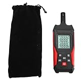 RIZGHWOY Digitales Temperatur- und Feuchtigkeitsmessgerät, Hygrometer mit Hintergrundbeleuchtung, Max.-Min.-Datenspeicherung für GXHTC3-Sensor, -20 °C Bis 60 °C, ±1,5 °C Genauigkeit