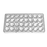 Transparent Schokoladenform Pralinenform Backform Backzubehör Aus Polycarbonat Für Süßigkeiten, Hochzeits Oder Geburtstagskuchen 27,3 X 13,5 X 2,4 cm