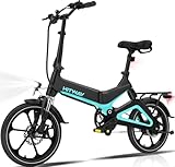 HITWAY E Bike Elektrofahrrad, 16 Zoll, E-Bike mit 7,8 Ah/36V Li-Akku, ohne Beschleuniger, 35–70 km Faltbares Elektrofahrrad