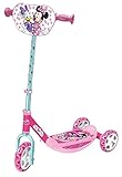 Smoby - Minnie Roller - 3 Rädriger Scooter, höhenverstellbaren Lenker, stabiler Metallrahmen, einfachen Transport, für Kinder ab 3 Jahren