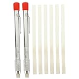 Garneck 1 Satz Specksteinstift Schweißerwerkzeuge Schweißzubehör Und -Werkzeuge Filzstifte Aus Speckstein Speckstein-Bleistift Und Halter-Set Specksteinhalter Schweißerbleistift Kupfer