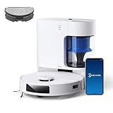 ECOVACS DEEBOT N20 PRO Plus Saugroboter mit Wischfunktion, 8000Pa Saugkraft, staubbeutellose PureCyclone Station, Anti-Haar-Verhedderung, bis zu 300 Minuten Laufzeit