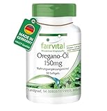 Fairvital | Oregano-Öl Kapseln 150mg - 90 Softgels - HOCHDOSIERT - Oregano Oil 10:1 Extrakt - Origanum vulgare