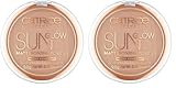 Catrice Sun Glow Matt Bronzing Powder, Bronzing-Puder, wasserfest, Nr. 030 Medium Bronze, braun, für Mischhaut, für unreine Haut, mattierend, matt, vegan, Nanopartikel frei (9,5g) (Packung mit 2)