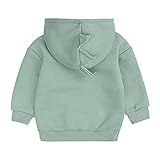 Sweatshirt Baby Kleinkind Jungen Pullover Mädchen Solid Hoodie Kleinkind Tops Jungen Tops Unterwäsche Jungen (Green, 12-24 Months)