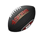 Wilson Unisex-Youth MINI NFL TEAM SOFT TOUCH FB BL SF American Football, BLACK,