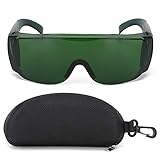 ANKROYU Schutzbrille Sicherheit, Schutz Brillen Für Brillen, Industrie Zubehör, Schutzbrille, Schutzbrille Für Licht Filter(Grün)