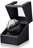 Uhrenbeweger 1 Uhr Automatik Uhrenbeweger: LOSGATOS Watch Winder für Automatikuhren mit Batteriebetrieb oder Netzteil Uhrendreher für Herren und Damen