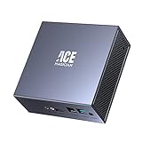 ACEMAGICIAN AD03 Mini PC 12th Gen Intel Alder Lake N95 (up to 3.40Ghz) 16GB DDR4 512GB SSD Business Desktop PC with Windows 11 Pro | WiFi 5 | BT 4.2 | 4K UHD | Typ-C | Dual RJ45
