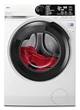 AEG Waschtrockner, 9 kg Waschen, 5 kg Trocknen, Serie 7000 ProSteam: Auffrischfunktion mit Dampf statt Waschen, EEKL D/A, NonStop 1kg-in-1h, Mengenautomatik, 1600 U/min, Dunkelgrau, LWR7G65690