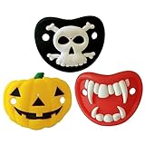 TOYANDONA 3Stücke Lustige mit Ergonomisch Kühlend Für Neugeborene Halloween Design Kürbis Skelett Vampir als für Neue Eltern