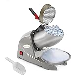KOFOHON Elektrischer Eisrasierer Maschine,Eisbrecher Eiszerkleinerer,Elektrisch Ice Crusher Machine,Ice Shaver Schnee Maschine Für Haushalt & Handel.(Small)