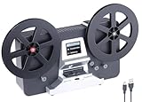 Somikon Filmscanner: HD-XL-Film-Scanner & -Digitalisierer für Super 8 & 8 mm, bis 7'-Rollen (Filmdigitalisierer, Filmscanner Super 8, Digitalisierung von schmalfilmen)