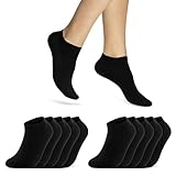 10 | 20 | 30 Paar Sneaker Socken Damen & Herren Schwarz & Weiß Baumwolle 10800 WP (Schwarz 10 Paar 43-46)