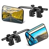 2 Stück Universal-Wohnwagenspiegel, Abschleppspiegel, Einstellbar und Passend für alle Gängigen Fahrzeuge Wohnwagen, Autos, Caravans