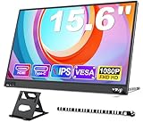 MAGICRAVEN Tragbarer Monitor 15,6 Zoll 1080P FHD Laptop Bildschirm Extender Monitor IPS Display, Plug and Play Laptop Monitor Second Screen für Laptop/PC/Handys/PS45/X-Box mit HDMI/USB C Port