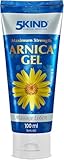5kind Hochdosiertes Arnika Gel 100 ml - Schnell wirkende Arnikaa Salbe gegen Blutergüsse und Schwellungen - Arnica Montana Extrakt – Arnika Salbe hochkonzentriert für Muskeln und Gelenke von Läufern