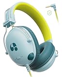 awatrue Kinder Kopfhörer, Kopfhörer Kinder mit Kabel, 74/85dB Lautstärkegrenze, Stereo Sound, HD-Ton, Faltbare Over Ear Kinderkopfhörer für Schule/Tablet/PC (Grün Gelb)