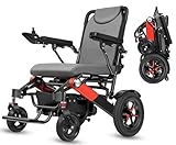 ByteTecpeak D02 Faltbarer Elektrischer Rollstuhl aus Aluminium, 500W Motor, 22Ah Batterie, 33 km Reichweite, ideal für Senioren und Menschen mit Behinderungen