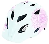 Prophete Kinder- und Jugend-Fahrradhelm 52-56 cm – Verstellbar mit LED-Licht – Robuster Inmold-Helm, TÜV/GS geprüft – Sicher & Komfortabel – Weiß