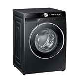 Samsung WW90DG6U25LBU2 Waschmaschine, 9 kg, 1.400 U/min, Extra energiesparend, EEK: A (-10%), AI Ecobubble, SuperSpeed 39 Min, AI Control, SmartThings App und AI Energy Mode, Schwarz