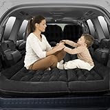 EAQ Auto Matratze SUV Luftmatratze Aufblasbare Camping Bett Kombi für Den Bewegliche Auto Rücksitz Dickere Kofferraum Luftbett für Reisen Camping Outdoor Aktivitäten