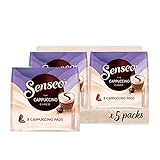 Senseo Pads Cappuccino Choco, 40 Kaffeepads, 5er Pack, 5 x 8 Getränke, 460 g